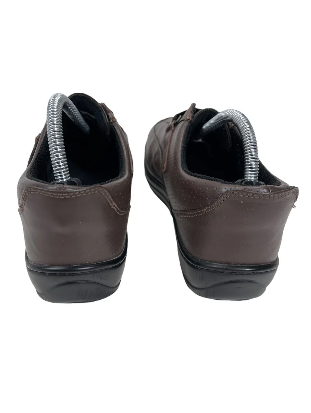 ORTHOFEET Alexandria Brown Leather Casual Comfort Shoes Womens Size US 10.5 D